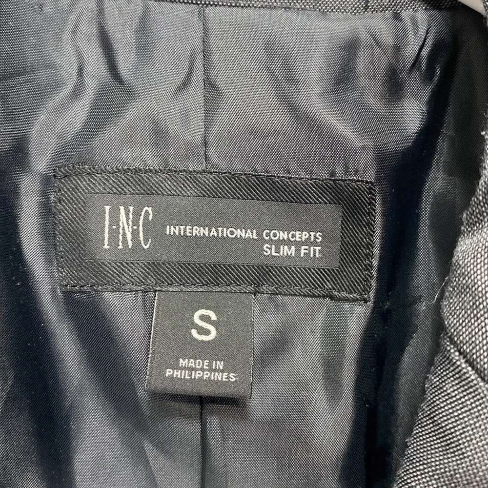 INC international‎ concepts slim fit suit jacket pants blazer gray 30x32